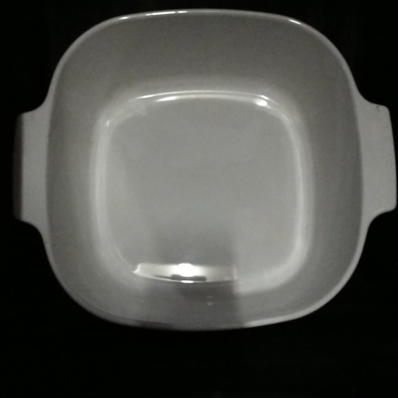 #4 VINTAGE Corningware Just White Dutch Oven w Lid - Picture 3 of 5